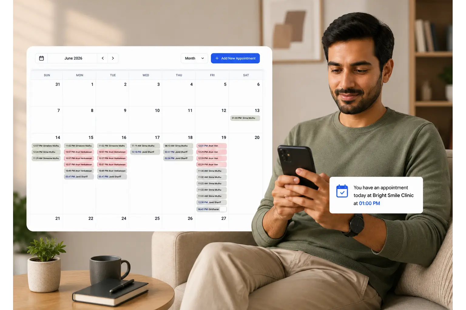 Calendar view