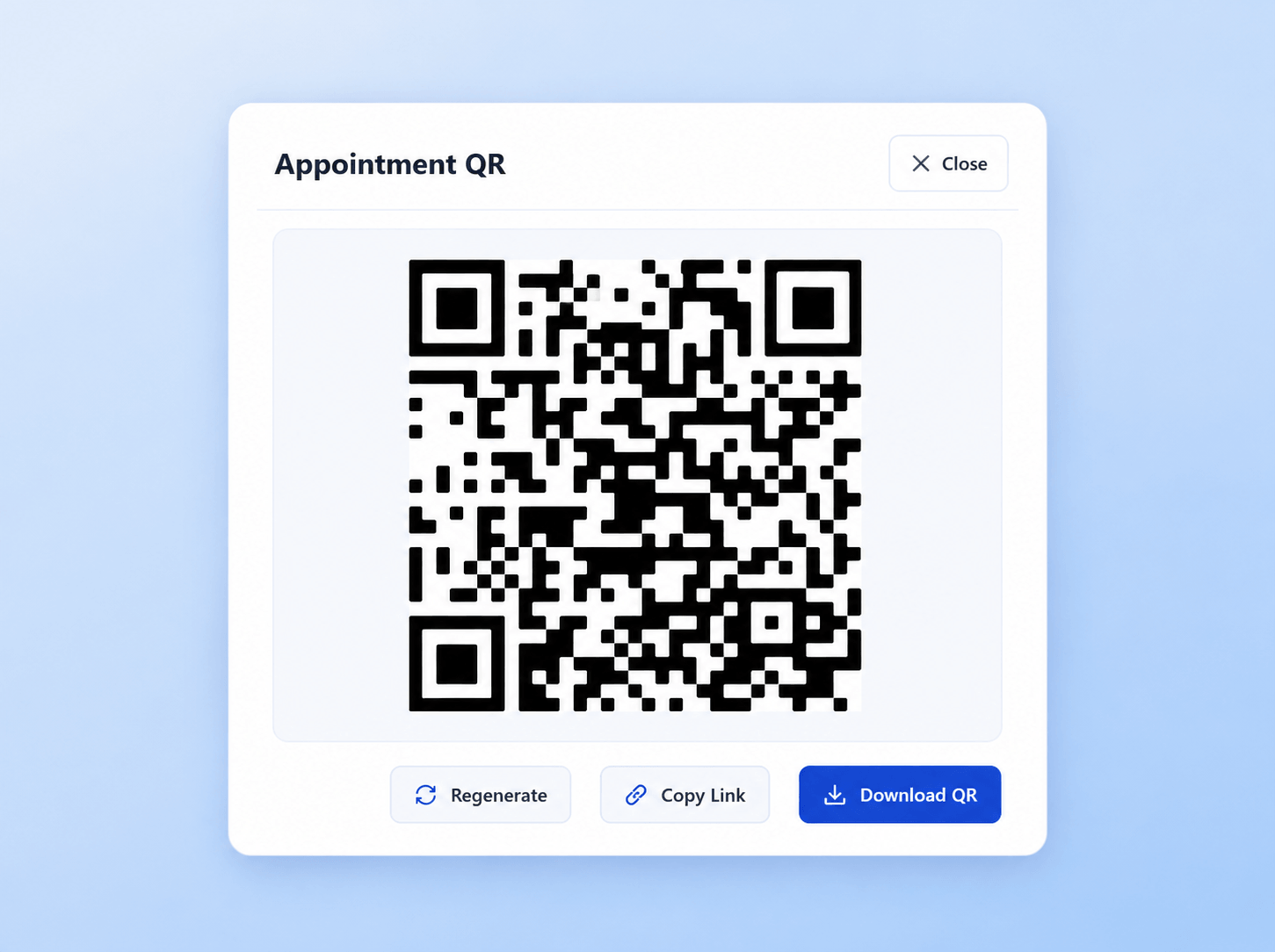 QR scan