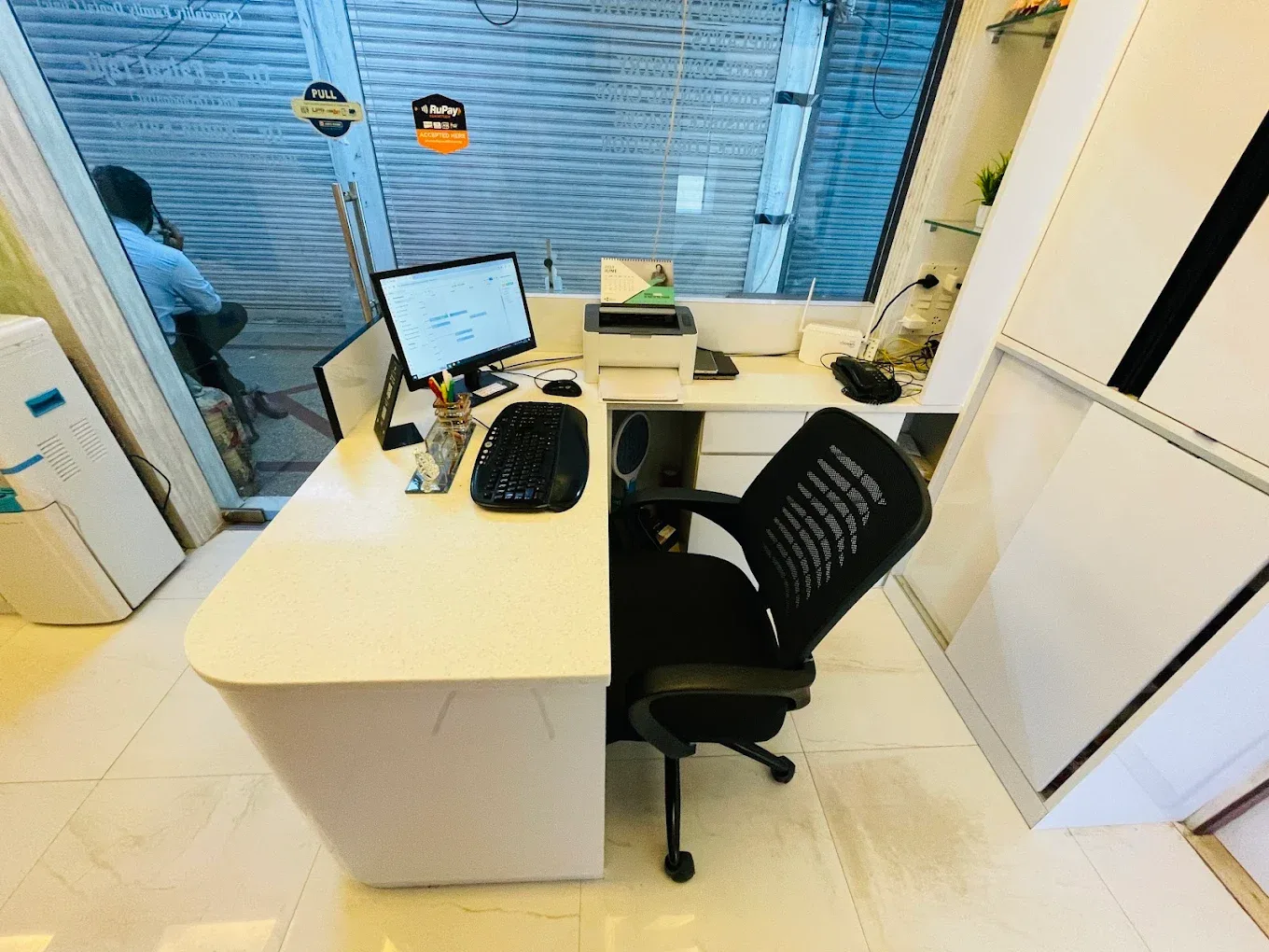 Image showing clinic reception desk