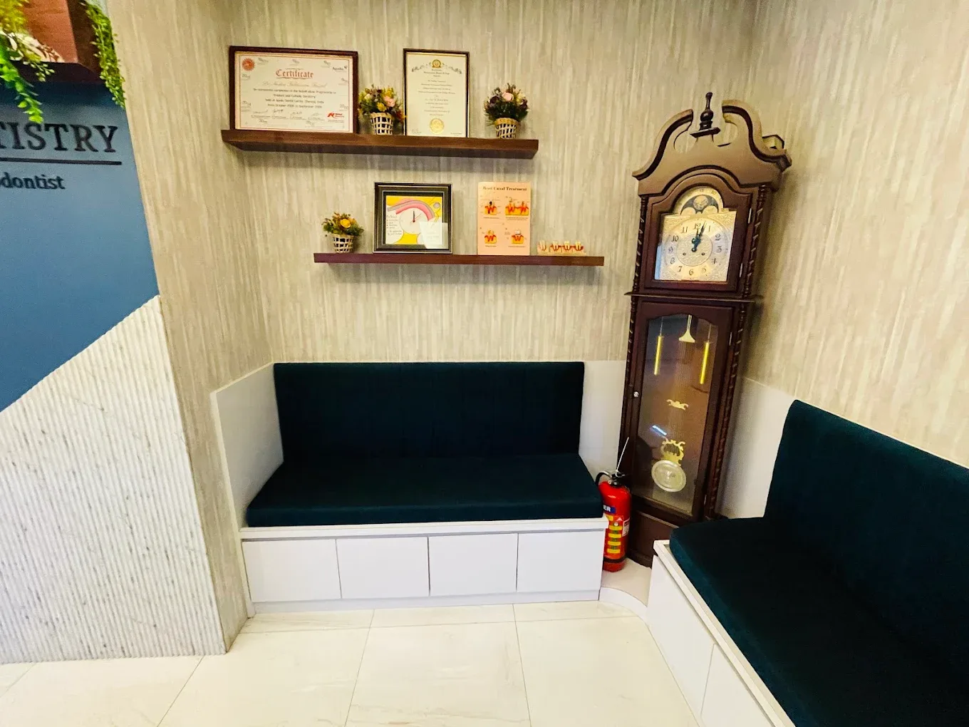 Image showing clinic accomplishments display area
