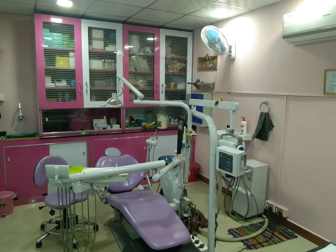 treatment area showing dental chair