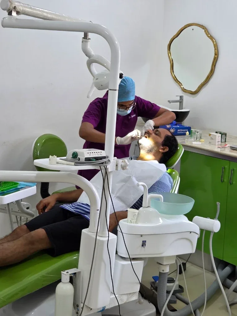 doctor treating patient