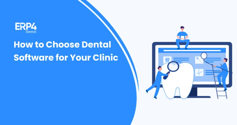 Dental clinic owner comparing features of different dental practice management software solutions.