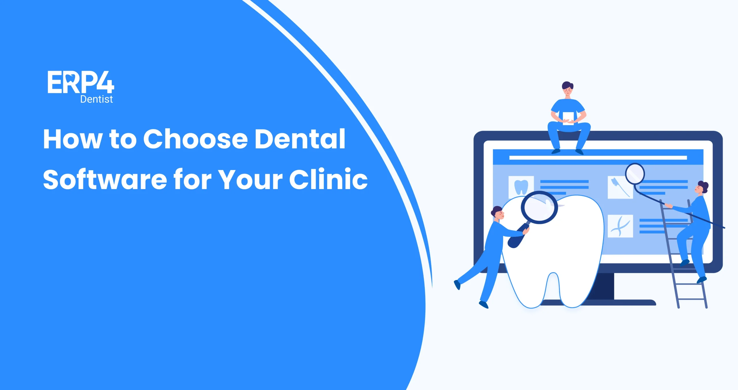 Dental clinic owner comparing features of different dental practice management software solutions.