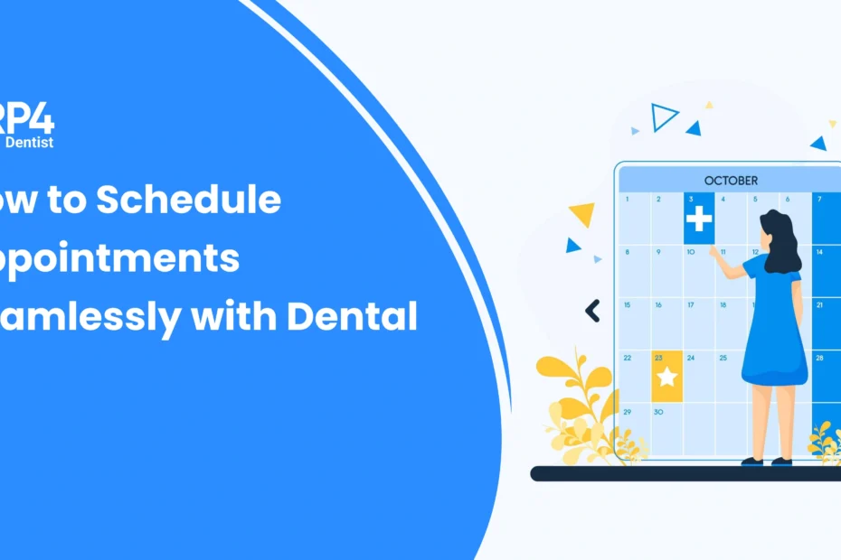 Dental clinic staff scheduling patient appointments seamlessly using dental practice management software.