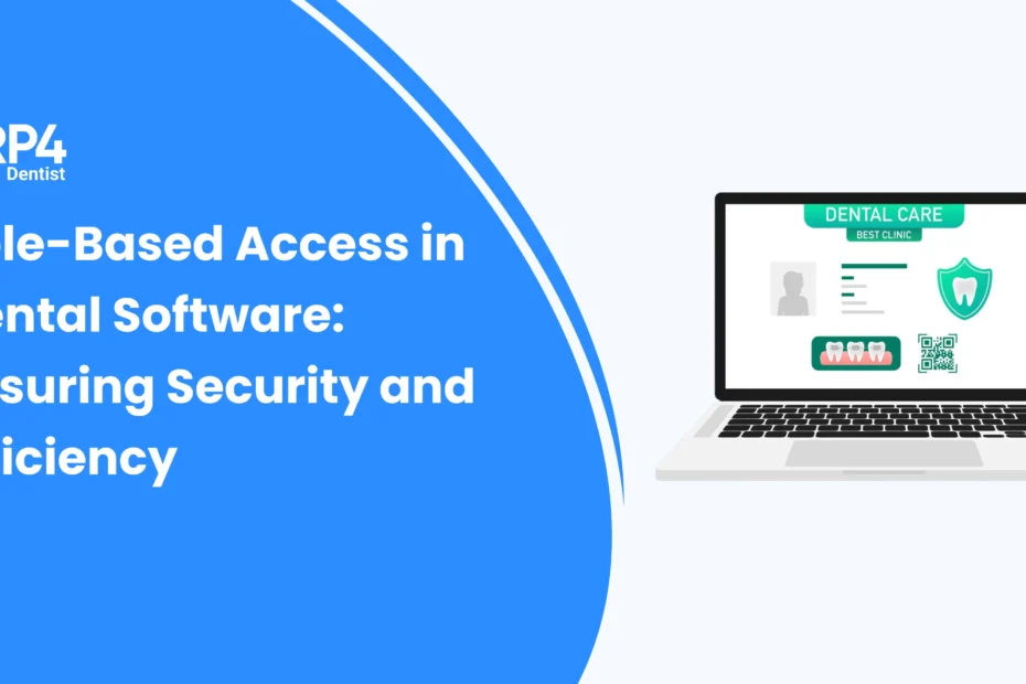 Role-based access controls in dental software securing clinic data while improving staff efficiency.
