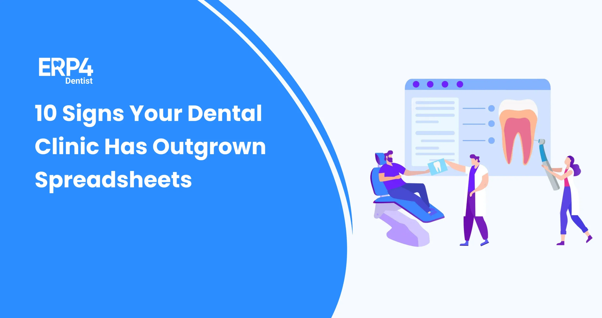 Dental clinic staff using digital systems instead of spreadsheets to manage patient and clinic data.