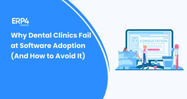 Dental team facing challenges in adopting dental software and learning best practices for success.