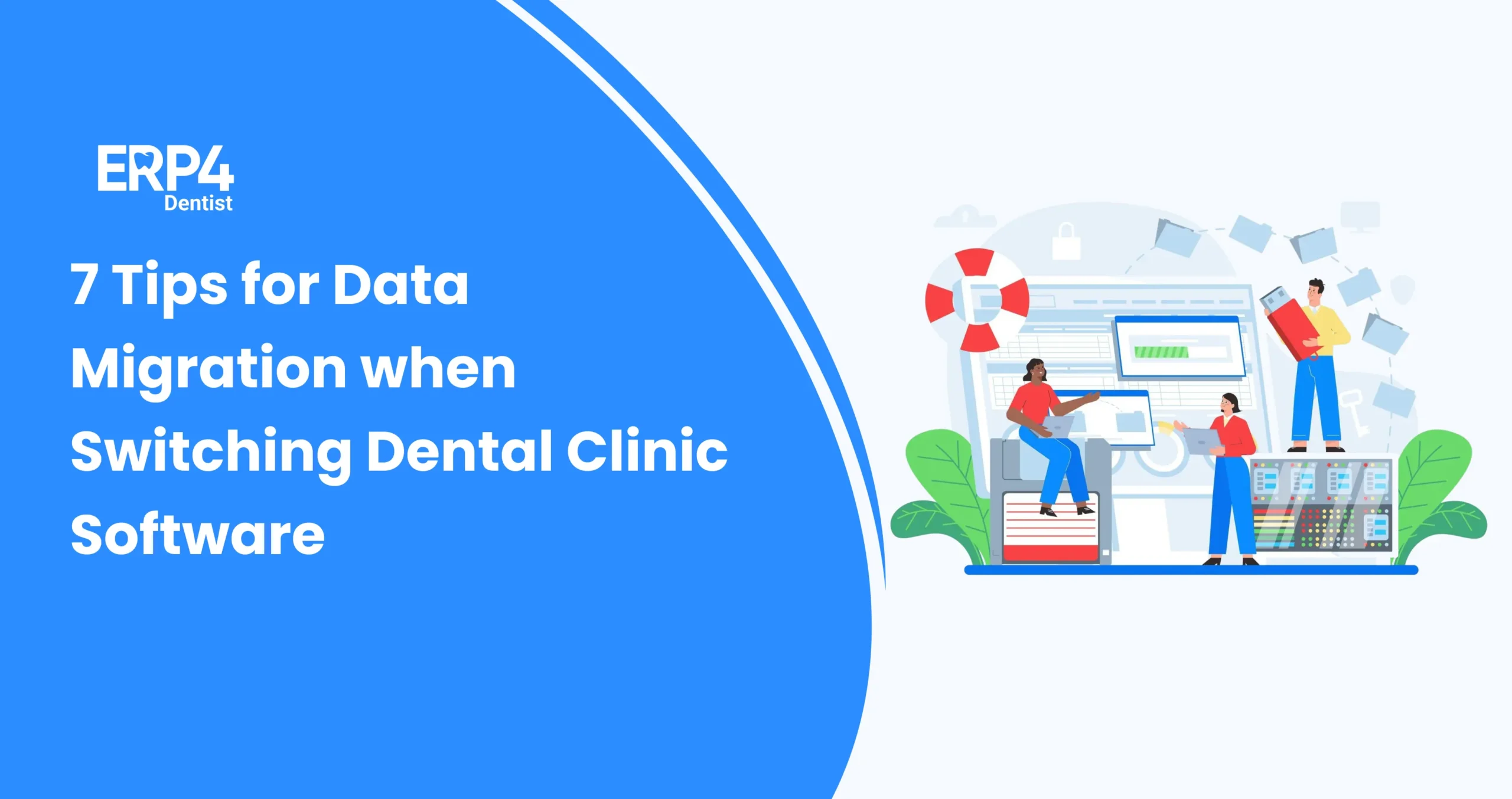 Image showing tips for data migration while switching dental clinics