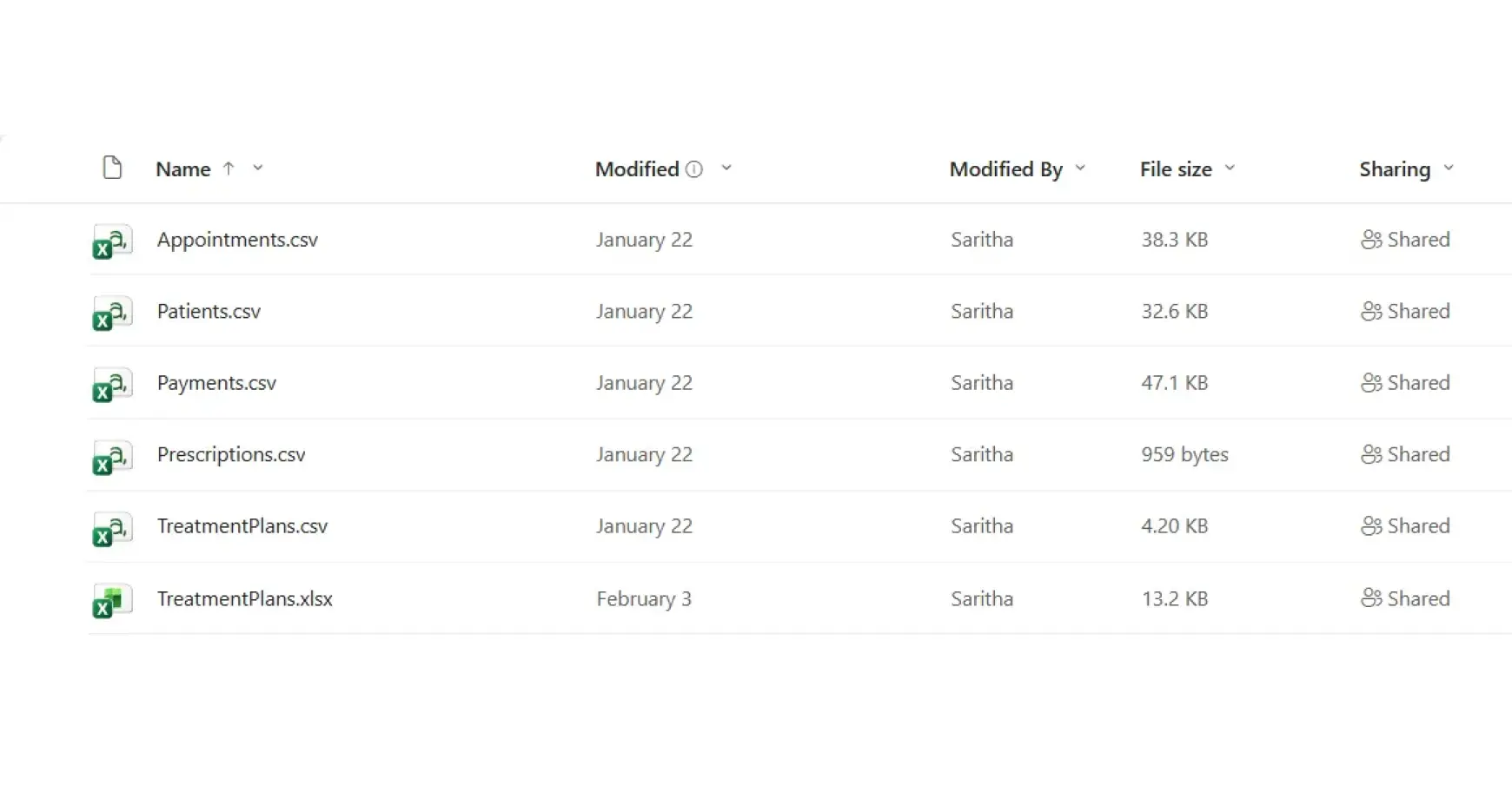 Image showing electronic dental clinic data